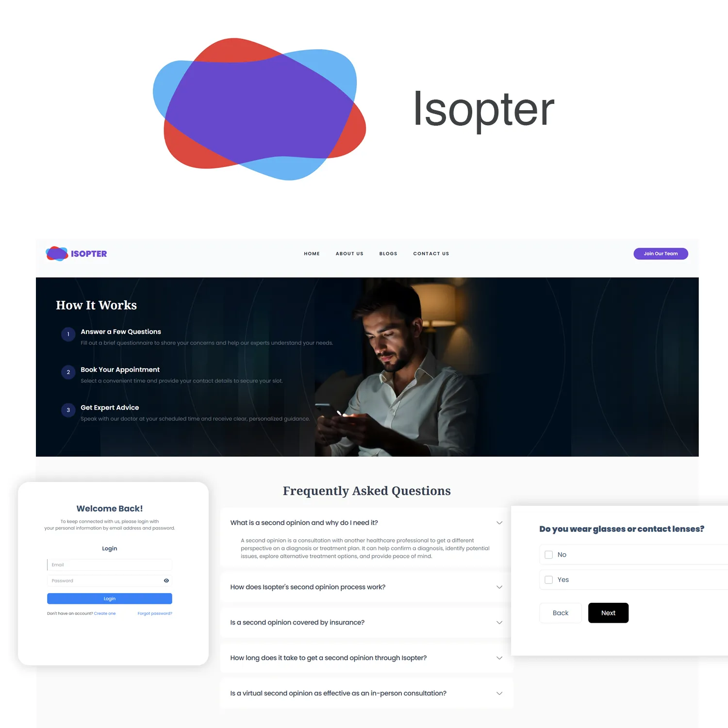 Isopter: AI-assisted diagnosis for a real clinic
