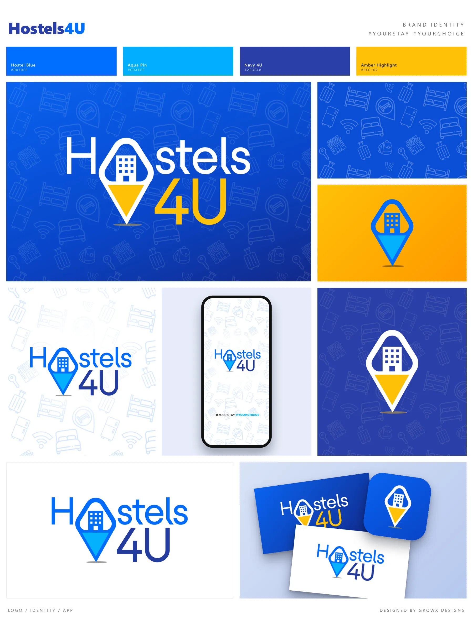 Hostels4U Brand Identity